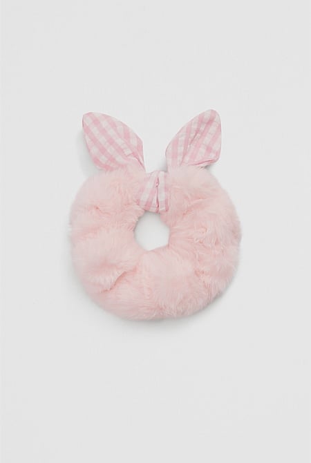 Faux Fur Scrunchie
