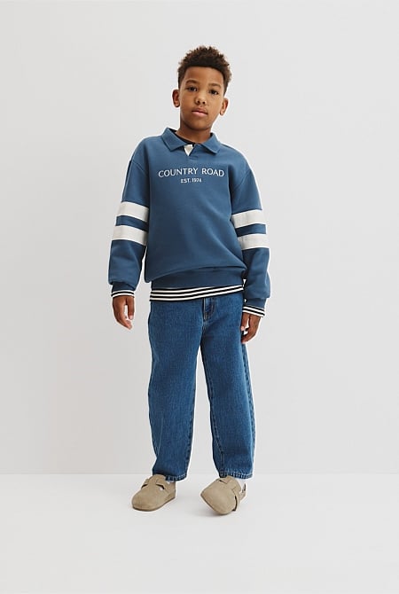 Organically Grown Cotton Collared Sweat