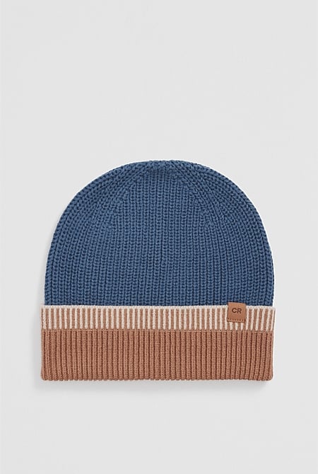 Colour Block Beanie
