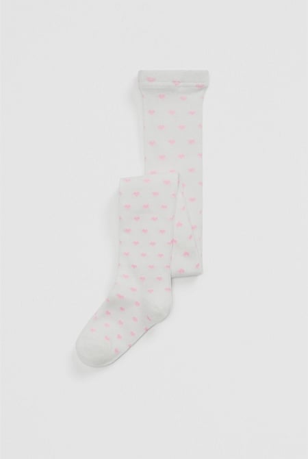 Organically Grown Cotton Blend Heart Tight