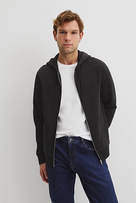 Australian Cotton Zip Through Sweat