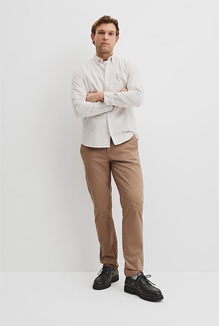Australian Good Earth Regular Fit Oxford Stripe Shirt