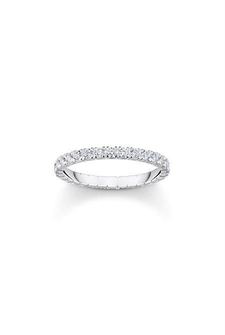 Essential Pave Ring In Silver