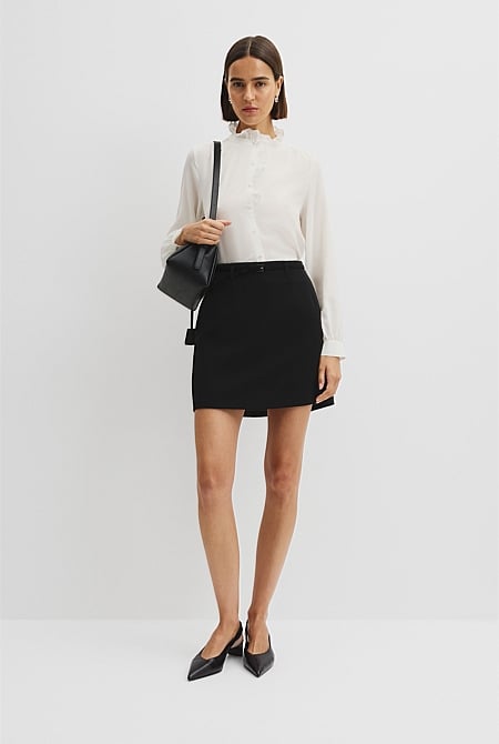 Long Sleeve Ruffle Shirt