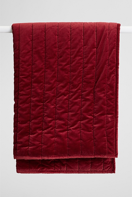 Marlon Cotton Sherpa Throw