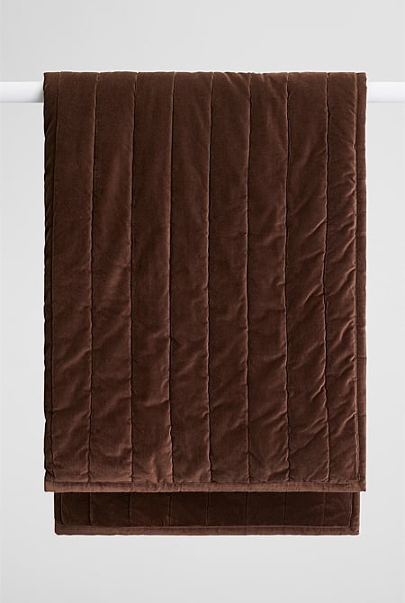 Marlon Cotton Sherpa Throw