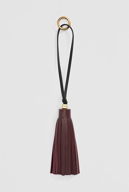 Tassel Leather Charm