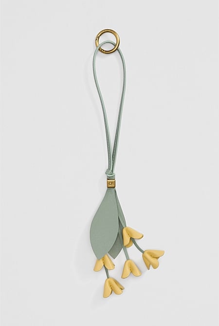 Gumflower Leather Charm