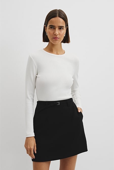 Long Sleeve Rib Top