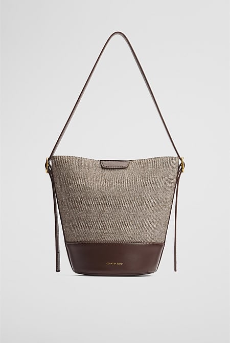 Structured Bucket Bag