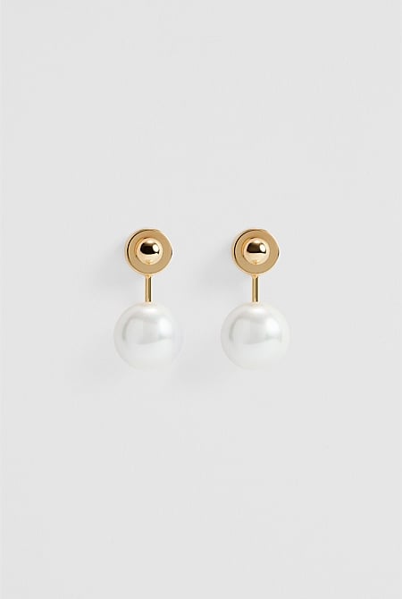 Ariel Pearl Drop Stud