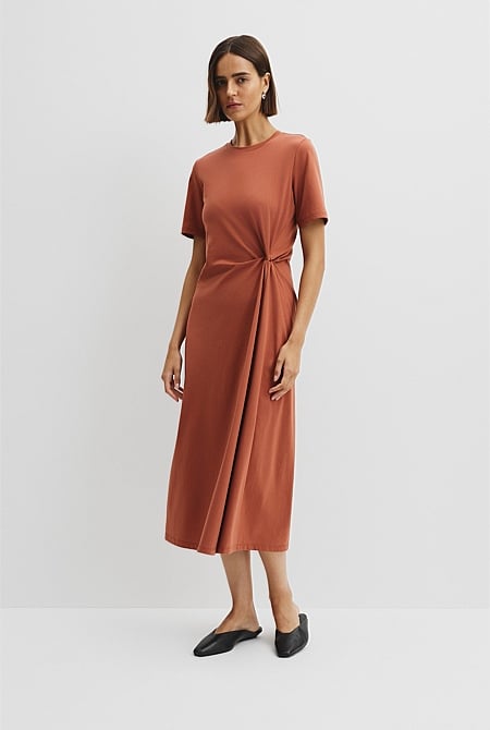 Twist Jersey Dress