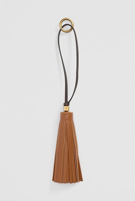 Tassel Leather Charm