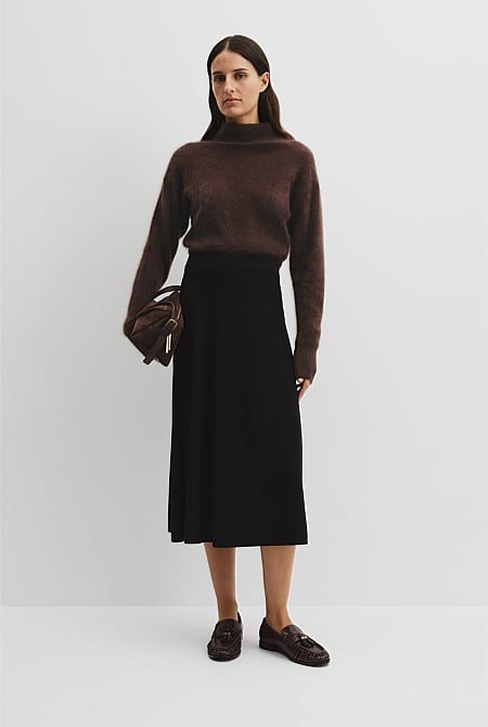 Compact Knit Skirt