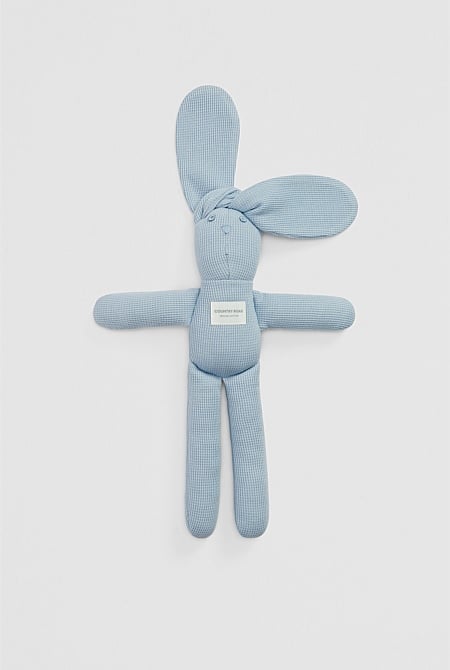 Organically Grown Cotton Waffle Bunny