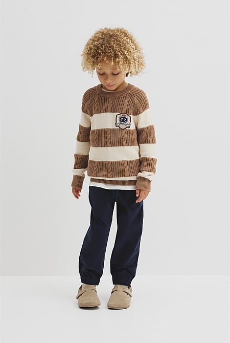 Block Stripe Knit