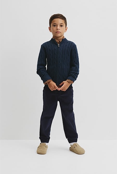 Zip Through Cardigan