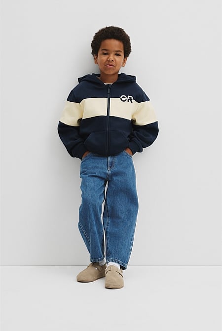 Zip Through Hooded Sweat