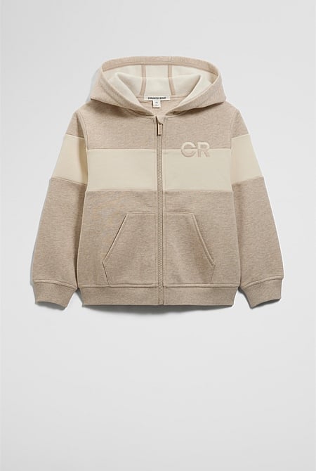 Zip Through Hooded Sweat