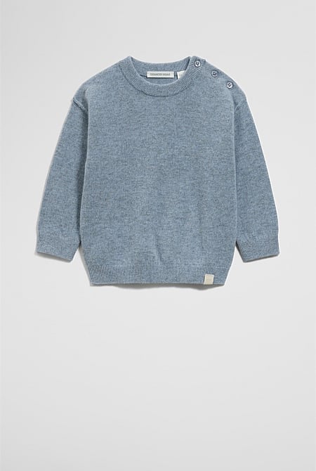 Merino Wool Cashmere Blend Knit