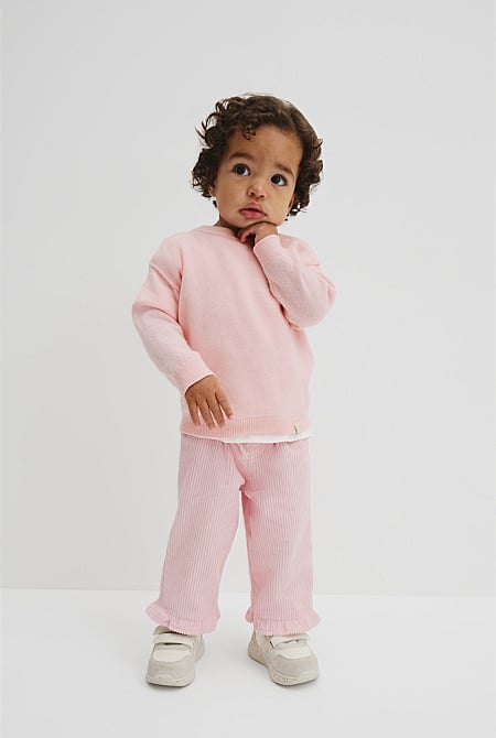 Merino Wool Cashmere Blend Knit