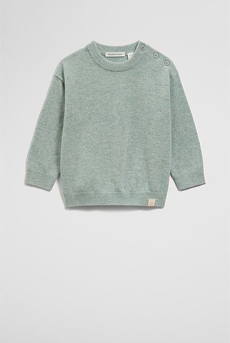 Merino Wool Cashmere Blend Knit