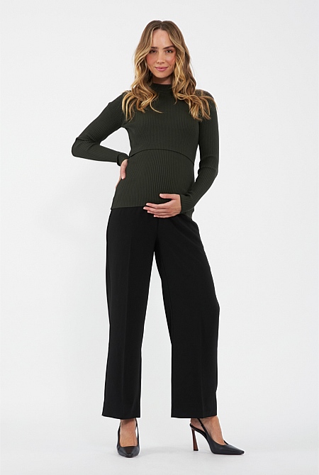 Alexa Wide Leg Maternity Pant