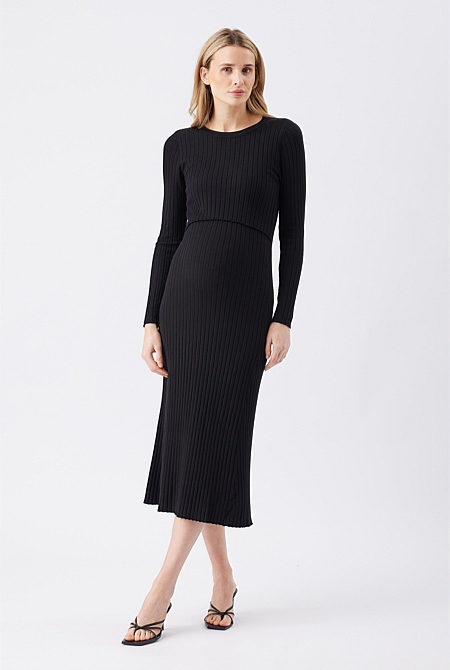 Eden Knit Nursing Dress