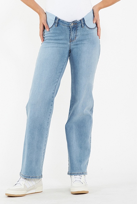 Kyle Wide Leg Maternity Jean