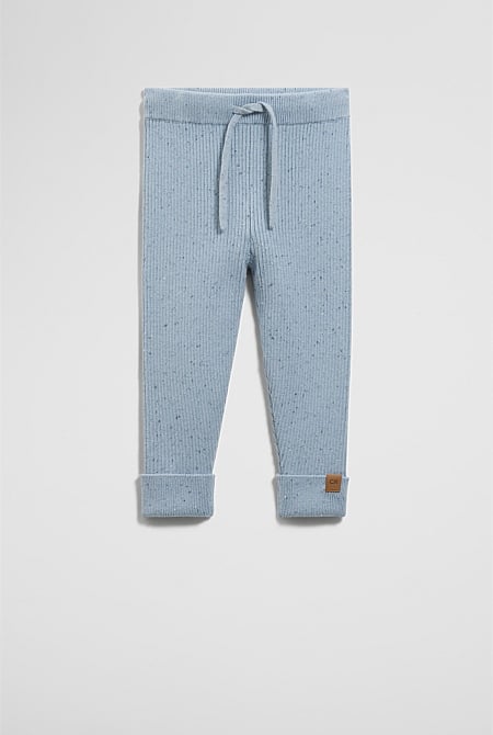 Organically Grown Cotton Rib Knit Legging