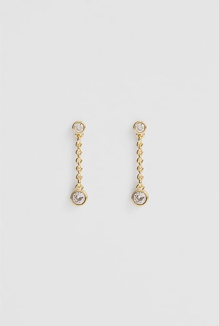 Crystal Drop Earring