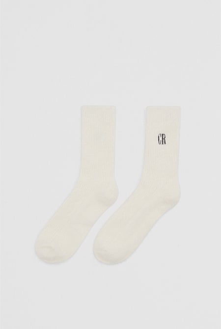 Country Road Fluffy Sock