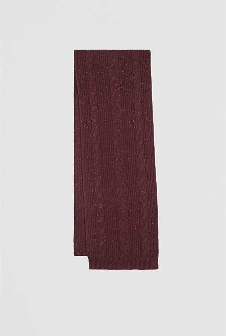 Cable Scarf