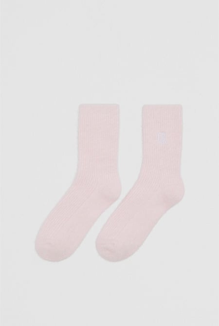 Country Road Fluffy Sock