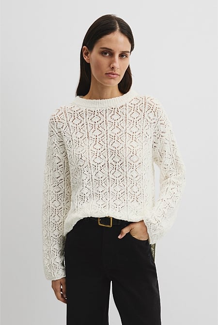 Boucle Lace Knit