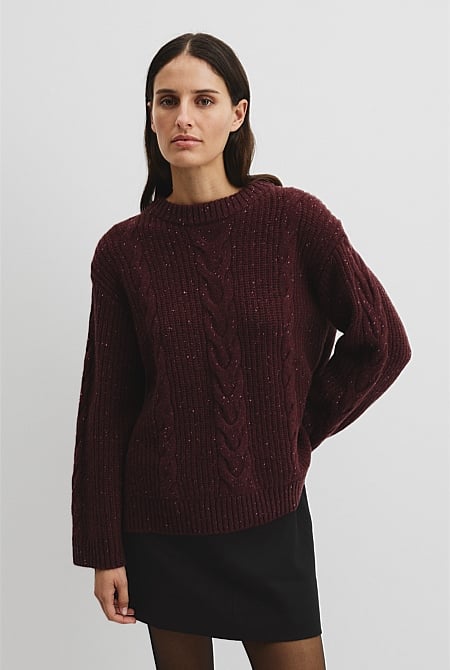 Longline Cable Knit