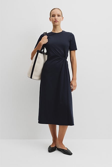 Australian Cotton Twist Jersey Dress