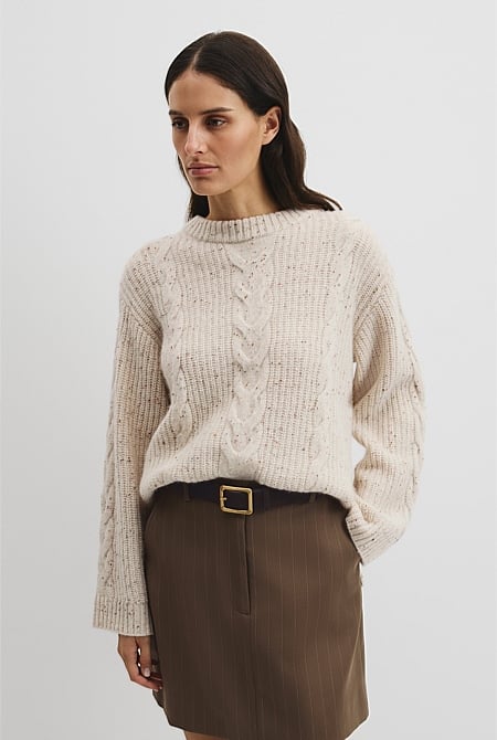 Longline Cable Knit