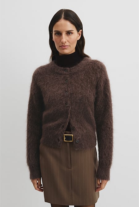 Long Sleeve Fluffy Cardigan