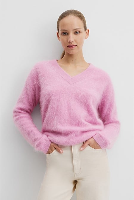 Cashmere V-Neck Knit