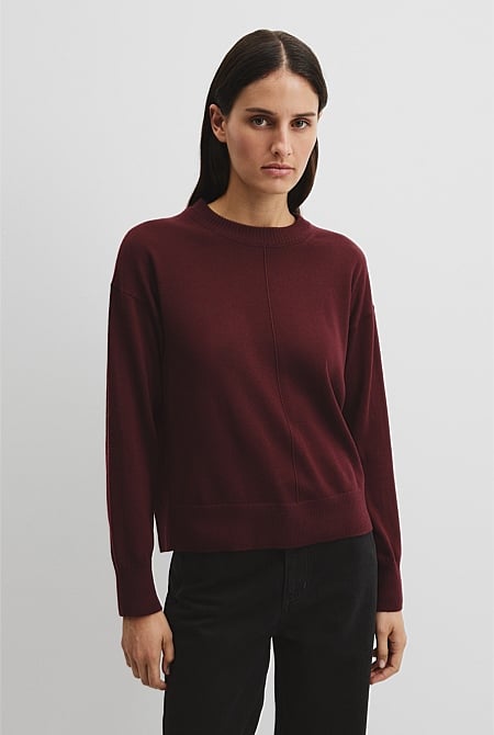 Lightweight Merino Crew Neck Knit