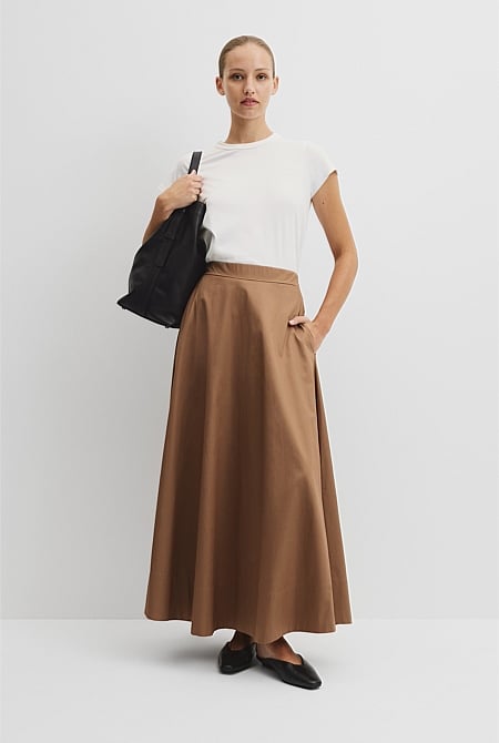 Dirndl Maxi Skirt