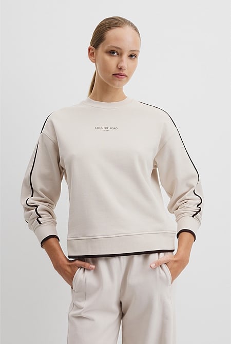 Tipped Crew Neck Sweat