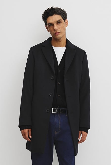 Single Breasted Overcoat