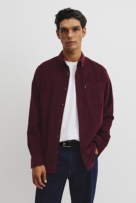 Regular Fit Corduroy Shirt
