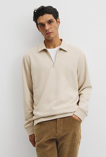 Australian Cotton Collar Sweat