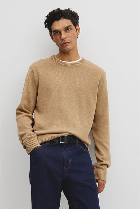 Australian Good Earth Cotton Crew Neck Knit