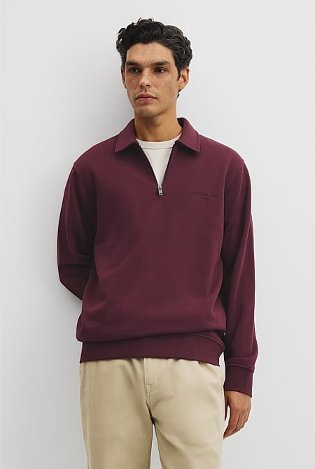 Australian Cotton Collar Sweat