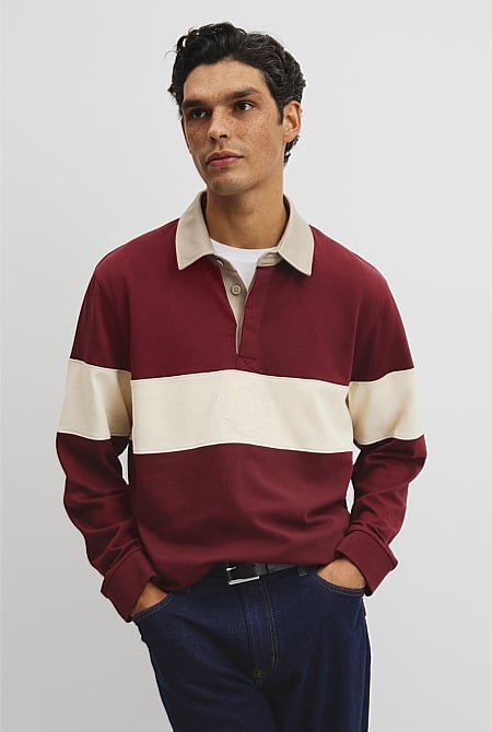 Australian Cotton Panel Rugby Polo