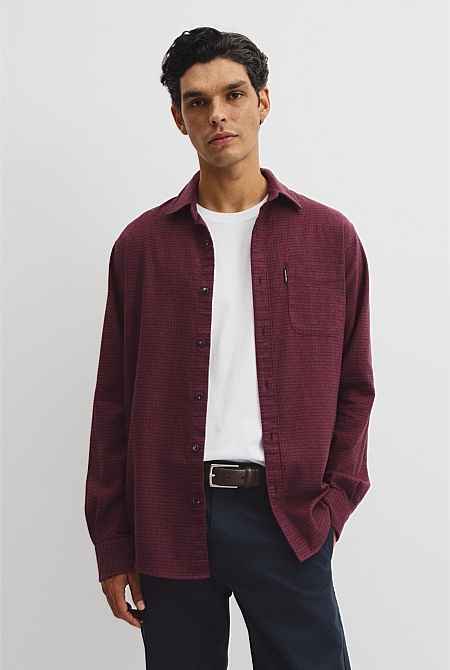 Regular Fit Flannel Check Shirt